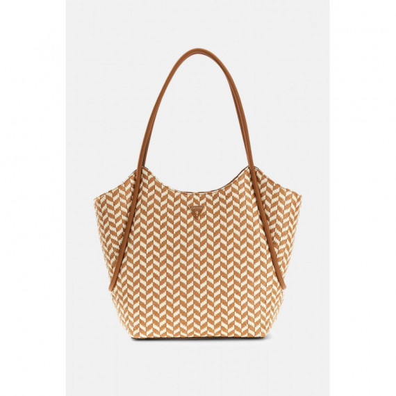 TESSI 2 IN 1 TOTE COGNAC MULTI