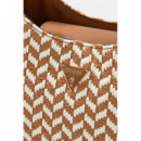 TESSI 2 IN 1 TOTE COGNAC MULTI
