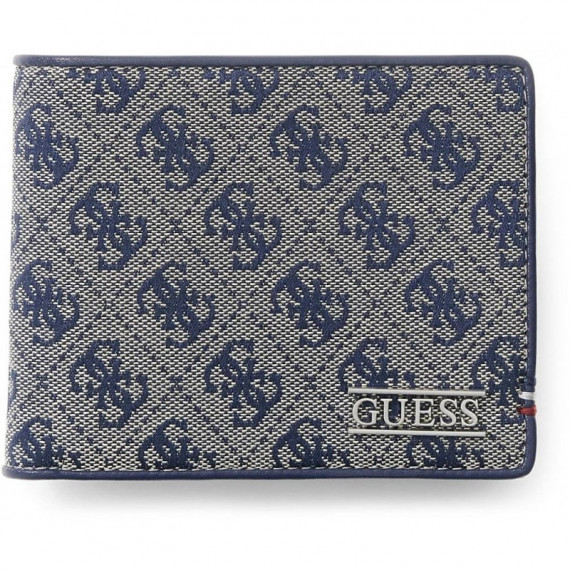 Boston Bifold M Sand Blue  GUESS