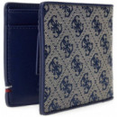 Boston Bifold M Sand Blue  GUESS