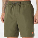 Swimtrunk New Basic Short Olive Morning  GUESS