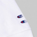 CHAMPION ROCHESTER Camisetas Hombre Camiseta Aries X Champion Stars de Manga Larga con Gráfico Unisex Blanco