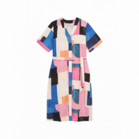 Vestidos Vestido DEDICATED Kallvik Abstract Block Multi Color