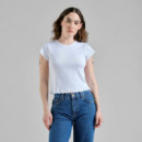 Camisetas Mujer Top DEDICATED Ven White