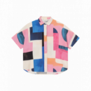 Blusas y Camisas Camisa DEDICATED Alsvik Abstract Block Multi Color