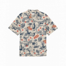 Camisas Camisa DEDICATED Brantevik Dinner Time Blue