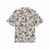 Camisas Camisa DEDICATED Brantevik Dinner Time Blue