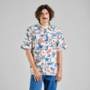 Camisas Camisa DEDICATED Brantevik Dinner Time Blue