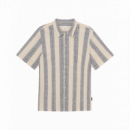 Camisas Camisa DEDICATED Brantevik Floral Stripe Blue