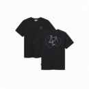 Camisetas Hombre Camiseta DEDICATED Stockholm Wonky Bike Black