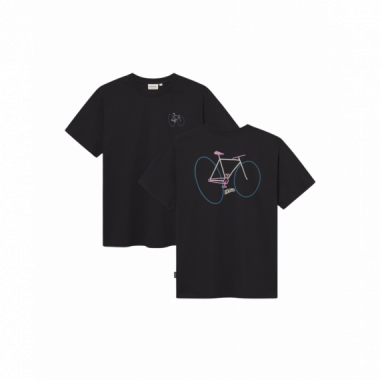 Camisetas Hombre Camiseta DEDICATED Stockholm Wonky Bike Black