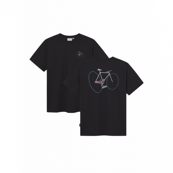 Camisetas Hombre Camiseta DEDICATED Stockholm Wonky Bike Black