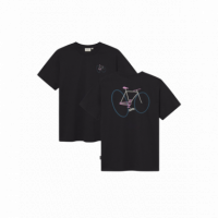 Camisetas Hombre Camiseta DEDICATED Stockholm Wonky Bike Black