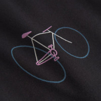 Camisetas Hombre Camiseta DEDICATED Stockholm Wonky Bike Black