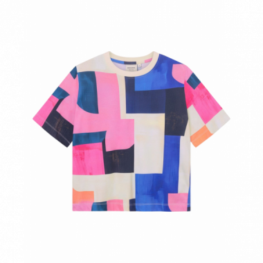 Camisetas Mujer Camiseta DEDICATED Vadstena Abstract Block Multi Color