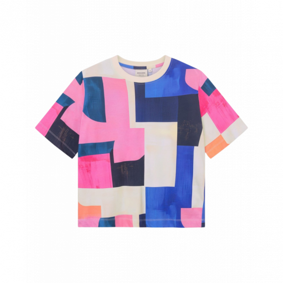 Camisetas Mujer Camiseta DEDICATED Vadstena Abstract Block Multi Color