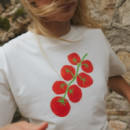 Camisetas Mujer Camiseta DEDICATED Vadstena Tomato Off-white