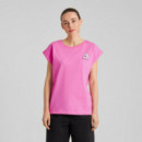 Camisetas Mujer Camiseta DEDICATED Visby Best Lives Moonlite Pink
