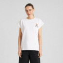 Camisetas Mujer Camiseta DEDICATED Visby Heart Cheers White