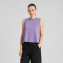 Camisetas Mujer Top DEDICATED Namsos Hemp Haze Purple
