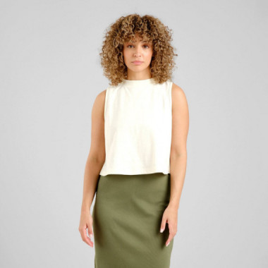 Camisetas Mujer Top DEDICATED Namsos Hemp Off White