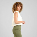 Camisetas Mujer Top DEDICATED Namsos Hemp Off White