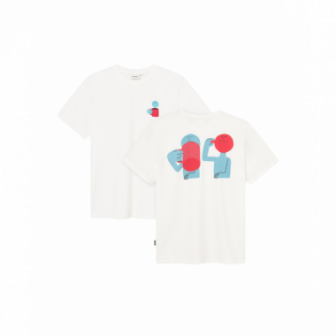 Camisetas Hombre Camiseta DEDICATED Stockholm Smile Cup Off-white