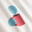 Camisetas Hombre Camiseta DEDICATED Stockholm Smile Cup Off-white