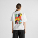 Camisetas Mujer Camiseta DEDICATED Vadstena Good Vibes White
