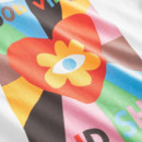 Camisetas Mujer Camiseta DEDICATED Vadstena Good Vibes White