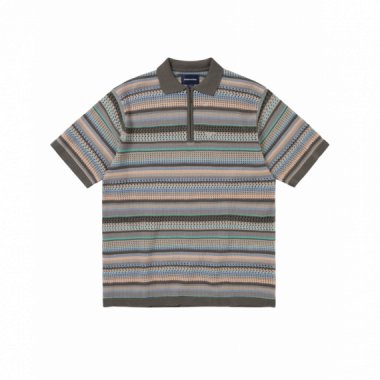 Polos Polo THISISNEVERTHAT&trade; Striped S/S Pink Grey