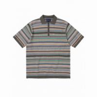 Polos Polo Thisisneverthat™ Striped S/s Pink Grey  THISISNEVERTHAT
