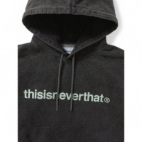 Jerséis y Sudaderas Sudadera Thisisneverthat™ T-logo Hoodie Washed Black  THISISNEVERTHAT