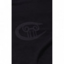 CHAMPION ROCHESTER Camisetas Hombre Camiseta Aries X Champion Stars de Manga Larga con Gráfico Unisex Negra