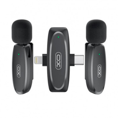 Microfono Inal&aacute;mbrico Negro XO