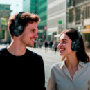 AURICULARES DIADEMA INALÁMBRICOS BLUETOOTH NEGRO XO