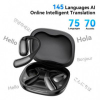 Auriculares Ows con Compartimento de Carga Negro XO