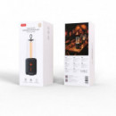 ALTAVOZ CON LUZ PARA ACAMPADA NEGRO XO