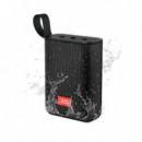 ALTAVOZ INALÁMBRICO IMPERMEABLE PARA EXTERIORES NEGRO XO