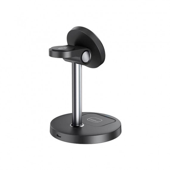 Cargador Inalámbrico Magnético Soporte de Escritorio Negro XO