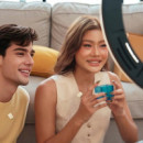 Lavalier Microfono LUUCCO Minipods K2 USB C Blanco