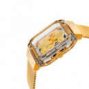 Reloj Analógico con Brazalete de Acero Dorado D-bear Party  TOUS