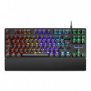 MARS GAMING Teclado Gaming Mecanico Mkxtklres Switches Rojo
