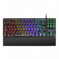 MARS GAMING Teclado Gaming Mecanico Mkxtklres Switches Rojo