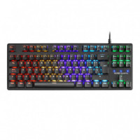 MARS GAMING Teclado Gaming Mecanico Mkxtklres Switches Rojo