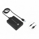 CONCEPTRONIC Hub USB 4 Puertos 3.0 Negro con Alimentador