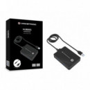 CONCEPTRONIC Hub USB 4 Puertos 3.0 Negro con Alimentador
