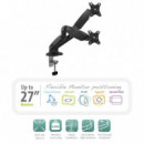 Soporte Brazo Independientes 2 Monitores EWENT