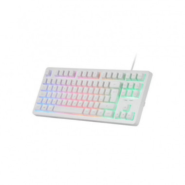 MARS GAMING Teclado MK023 Rgb Blanco