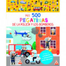 Mis 500 pegatinas de la policia y los bomberos